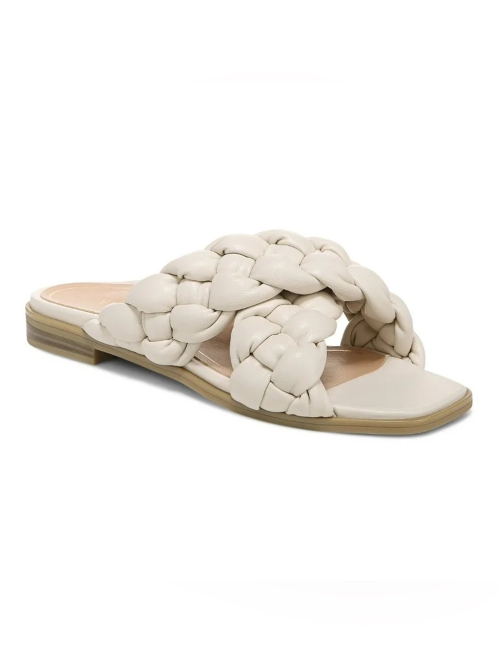 Vionic Braided Slide Sandal in Cream